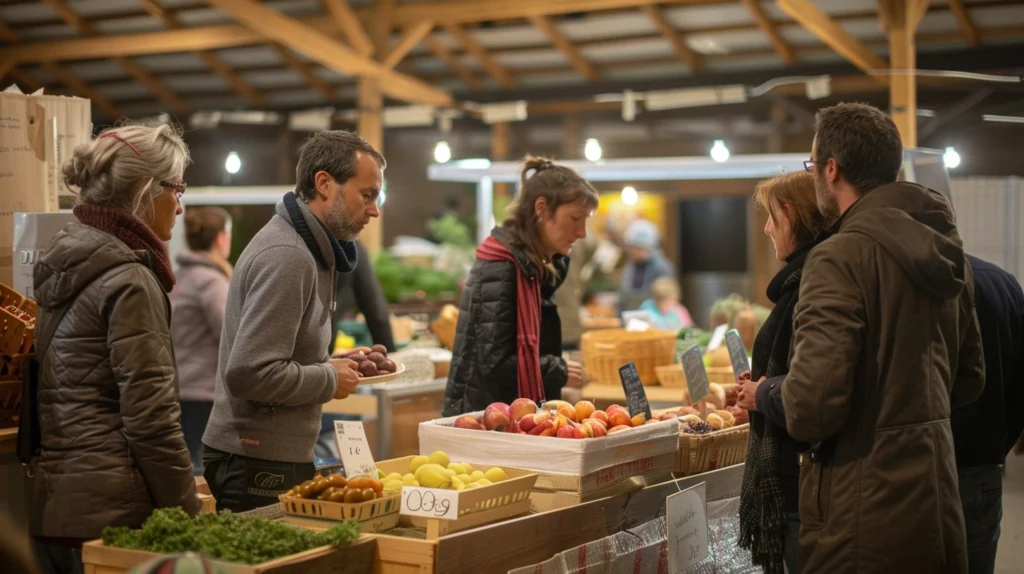 marche local produits frais